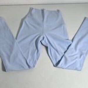 Lululemon Size 0 Powered Blue High-Rise Crop Pants 24” Inseam